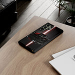 Camaro ZL1 Phone Case, Black Red Racing Stripe Studio Cover, Gift