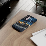 Yellow Chevelle SS Lightning Tough Phone Case Cover Gift Art