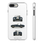 1966 Cobra Blue White Stripe Roadster Tough Phone Case Cover