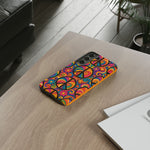 Peace Love Rainbow Spiral Art Tough Phone Case
