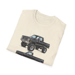 Black 1978 Chevy K10 Pickup T-Shirt | Classic Truck Illustration Tee