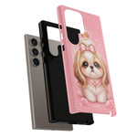 Shih Tzu Princess Kawaii Chibi Puppy Pet Dog Art Tough Phone Case