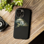 Snook Fishing Phone Case, Saltwater Portrait Black Cover, Gift