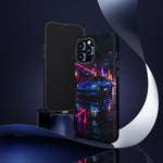 Blue C7 Neon District Tough Phone Case