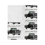 1957 Chevy Cameo Pickup Microfiber Throw Blanket Classic Truck Gift