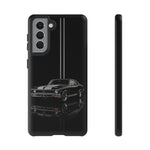Nova SS Phone Case, Black 68 Muscle Car Silver Stripe Studio Cover