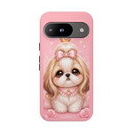 Shih Tzu Princess Kawaii Chibi Puppy Pet Dog Art Tough Phone Case