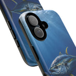 Yellowfin Tuna Phone Case, Deep Blue Water Tough Cover, Gift