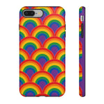 Rainbow Arch Stripe Retro Art Tough Phone Case