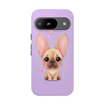 French Bulldog Bat Ears Kawaii Pet Dog Art Tough Phone Case