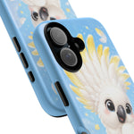 Cockatoo Kawaii White Crest Art Tough Phone Case