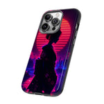 Neon Geisha Silhouette Phone Case | Tough Cover