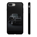 Black 1970 Nova SS Studio Front Tough Phone Case for Muscle Car Fans
