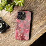 Pink Lip Gloss Heart Mirror Phone Case Girly Tough Case