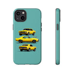 1969 Camaro SS Yellow Triple View Tough Phone Case Cover Gift