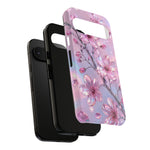 Pink Chrome Cherry Blossom Phone Case | Tough Cover