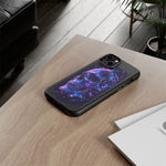Holographic Skull Phone Case, Shattered Glass Iridescent Cover