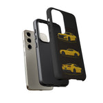Yellow Camaro SS Muscle Car Phone Case Tough Multi View Print