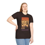 Monte Carlo Retro Sunset Car T-Shirt Classic Automotive Graphic Tee