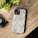 White Marble Pattern Phone Case | Tough Cover