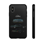 1961 Galaxie Classic Car Phone Case | Vintage Automotive Illustration