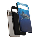 Tiger Shark Phone Case, Dappled Blue Water Tough Cover