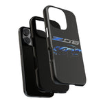 Blue C7 Z06 Sports Car Tough Phone Case Track Style Cover Gift