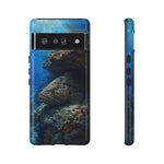 Grouper Reef Phone Case, Sunbeam Ledge Marine Art Tough Cover