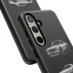 Silver Hakosuka Skyline Classic Sports Car Tough Phone Case for JDM Fans