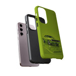 Green Cuda Muscle Car phone case for Gear Heads