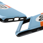 Copy of Blue Orange Number 20 Retro Racing Stripe Tough Phone Case Cover