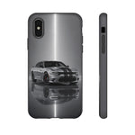 Silver Charger RT Phone Case, Classic Muscle Car Racing Stripe Cover