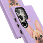 French Bulldog Bat Ears Kawaii Pet Dog Art Tough Phone Case