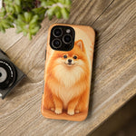 Pomeranian Tiny Fox Fluffy Art Tough Phone Case