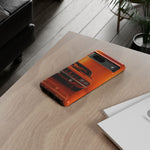 Orange Cuda Phone Case, 71 Classic Muscle Car Tough Cover