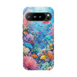 Underwater Coral Reef Phone Case | Colorful Tropical Fish Ocean Scene