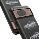Silver Prelude Sports Coupe Tough Phone Case for JDM Fans