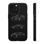 Black 300ZX Sports Car Tough Phone Case - Multi View