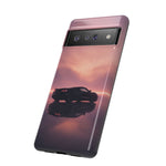 C8 Corvette Silhouette Pastel Horizon Case