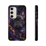 French Bulldog Galaxy Marble Art Tough Phone Case
