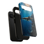 Cobia Reef Phone Case, Shaft of Light Ocean Fishing Tough Cover