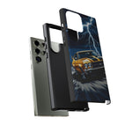 Yellow Chevelle SS Lightning Tough Phone Case Cover Gift Art