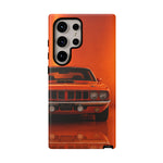 Orange Cuda Phone Case, 71 Classic Muscle Car Tough Cover