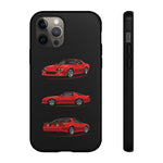 Z28 Red Triview Phone Case Classic Car Illustration