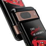 1991 Camaro Heartbeat Red Muscle Car Tough Phone Case Cover