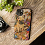 Guilty French Bulldog Phone Case, Confetti Watercolor Cover