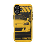 S2000 Spa Yellow Retro 90s JDM Car Tough Phone Case