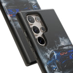 Camaro ZL1 Phone Case, Blue Track Smoke Studio Cover