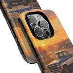73 Chevy C10 Square body Truck Two-Tone Sunrise Tough Phone Case