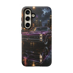 67 GTO Phone Case Purple, Rainy City Night Muscle Car Tough Cover